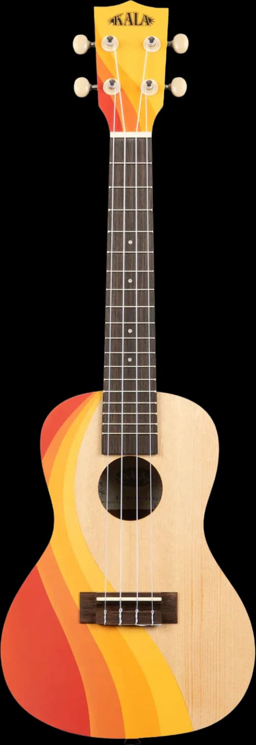 Kala Swell concert ukulele shown from the front